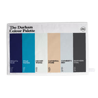 The Durham Colour Palette Tea Towel