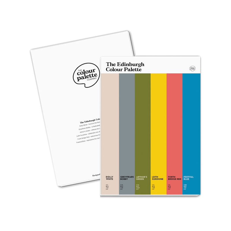 The Edinburgh Colour Palette A5 Notepad – The Colour Palette Company