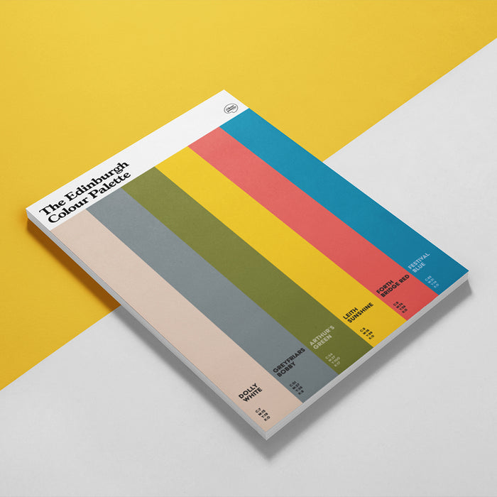 The Edinburgh Colour Palette A5 Notepad