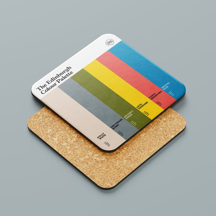 The Edinburgh Colour Palette Coaster
