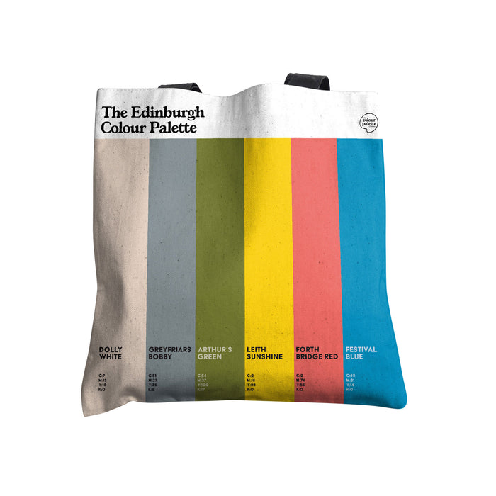 The Edinburgh Colour Palette Tote Bag