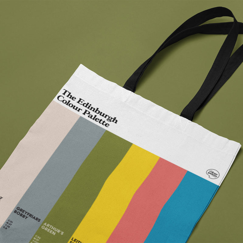 The Edinburgh Colour Palette Tote Bag
