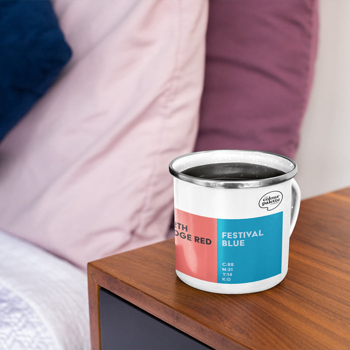 The Edinburgh Colour Palette Enamel Mug
