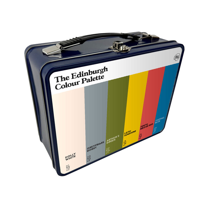 The Edinburgh Colour Palette Metal Lunch Box
