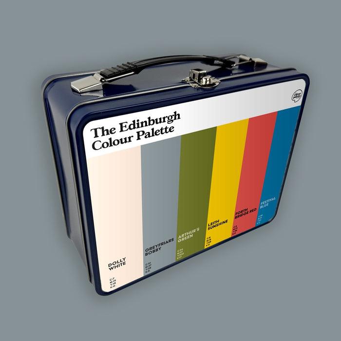 The Edinburgh Colour Palette Metal Lunch Box
