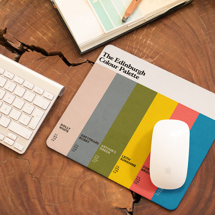 The Edinburgh Colour Palette Mouse Mat