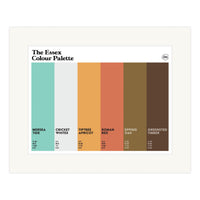 The Essex Colour Palette Mounted Art Print