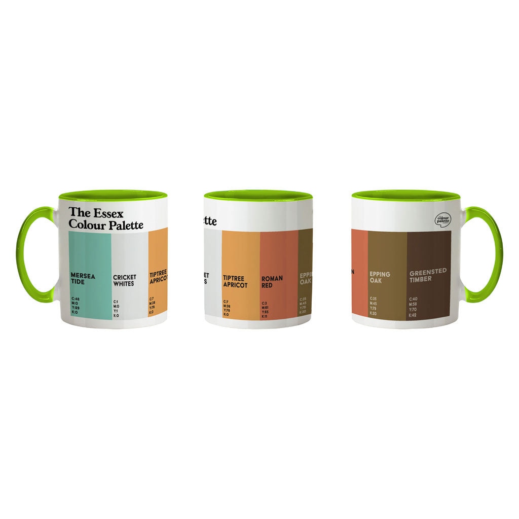 The Essex Colour Palette Porcelain Mug