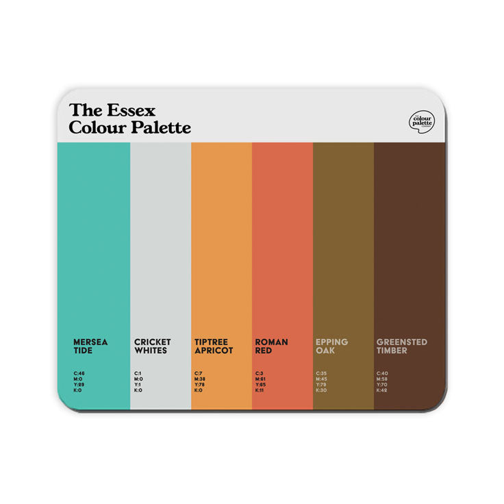 The Essex Colour Palette Mouse Mat
