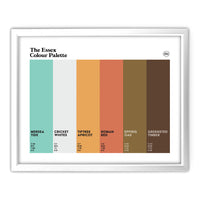 Essex Art Print - White Frame