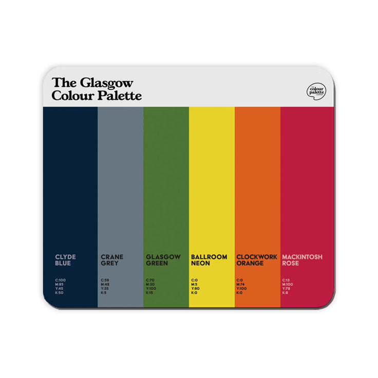 The Glasgow Colour Palette Mouse Mat