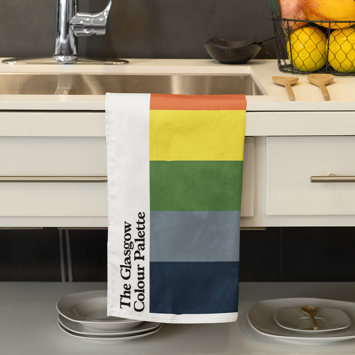 The Glasgow Colour Palette Tea Towel