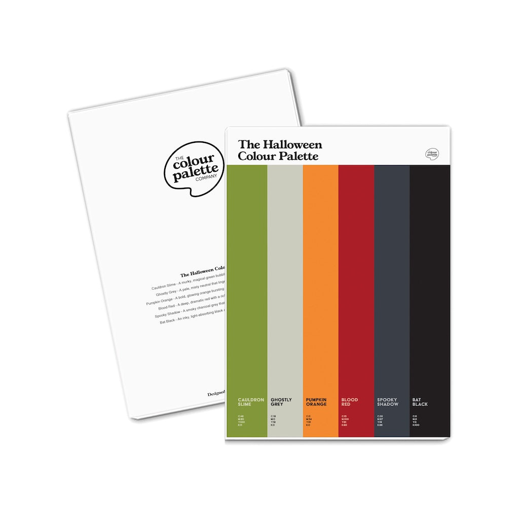 The Halloween Colour Palette A5 Notepad