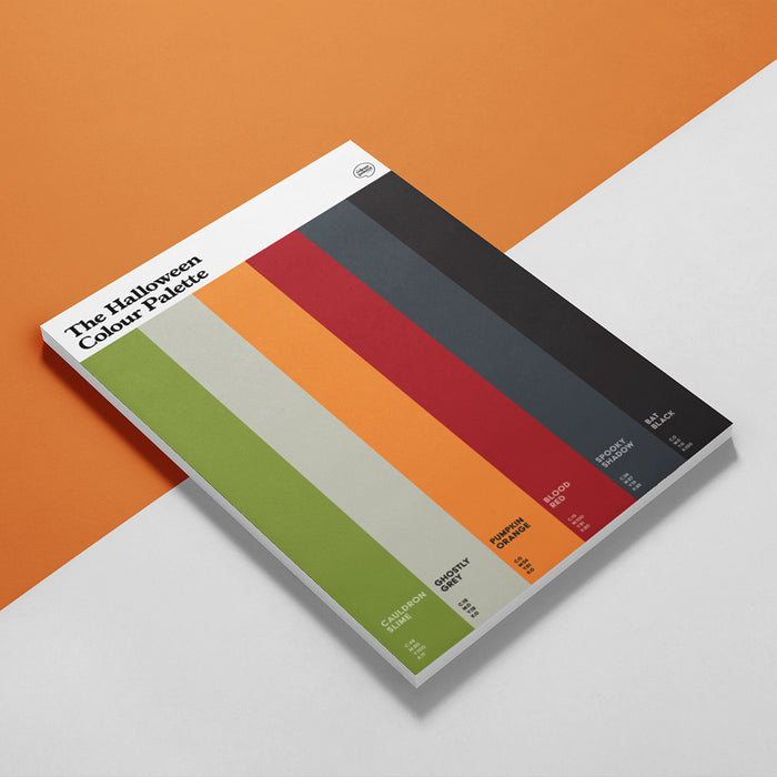 The Halloween Colour Palette A5 Notepad
