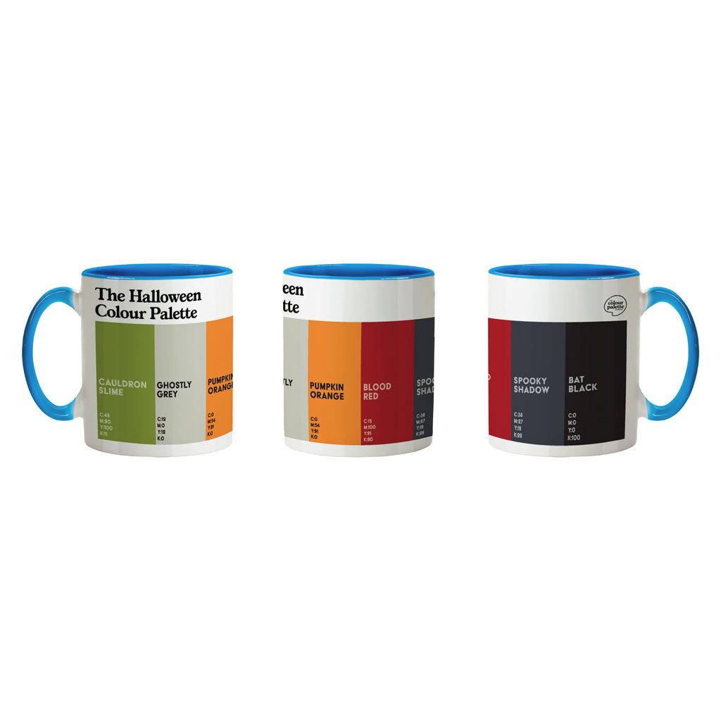 The Halloween Colour Palette Porcelain Mug