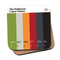 Halloween Colour Palette Coaster