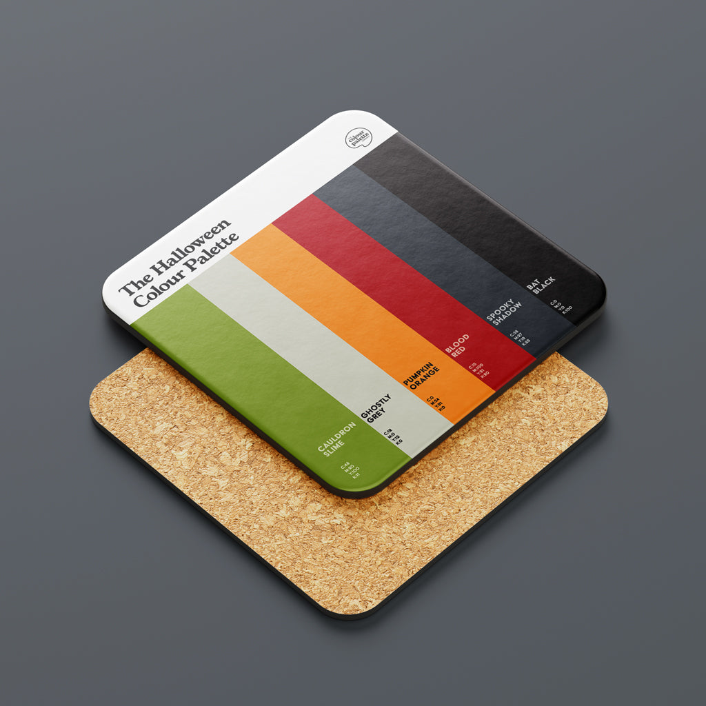 Halloween Colour Palette Coaster