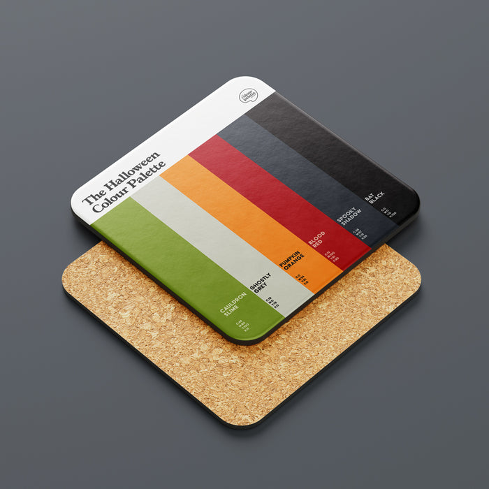 Halloween Colour Palette Coaster