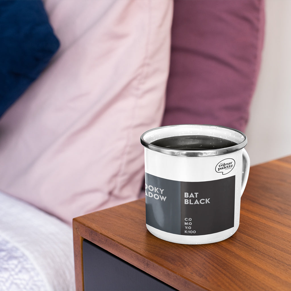 The Halloween Colour Palette Enamel Mug
