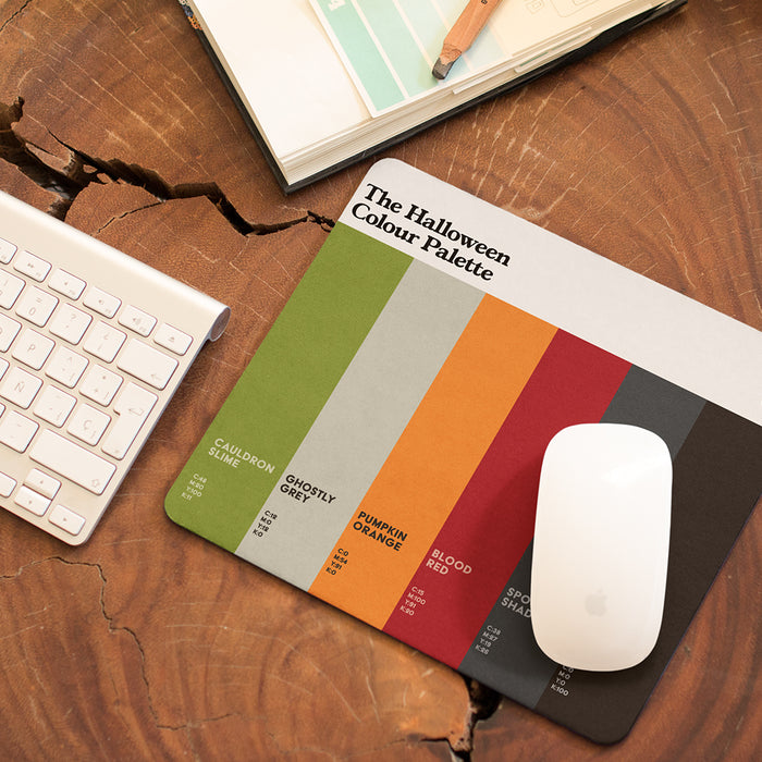 The Halloween Colour Palette mouse mat