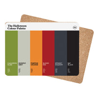 Halloween Colour Palette dining placemat