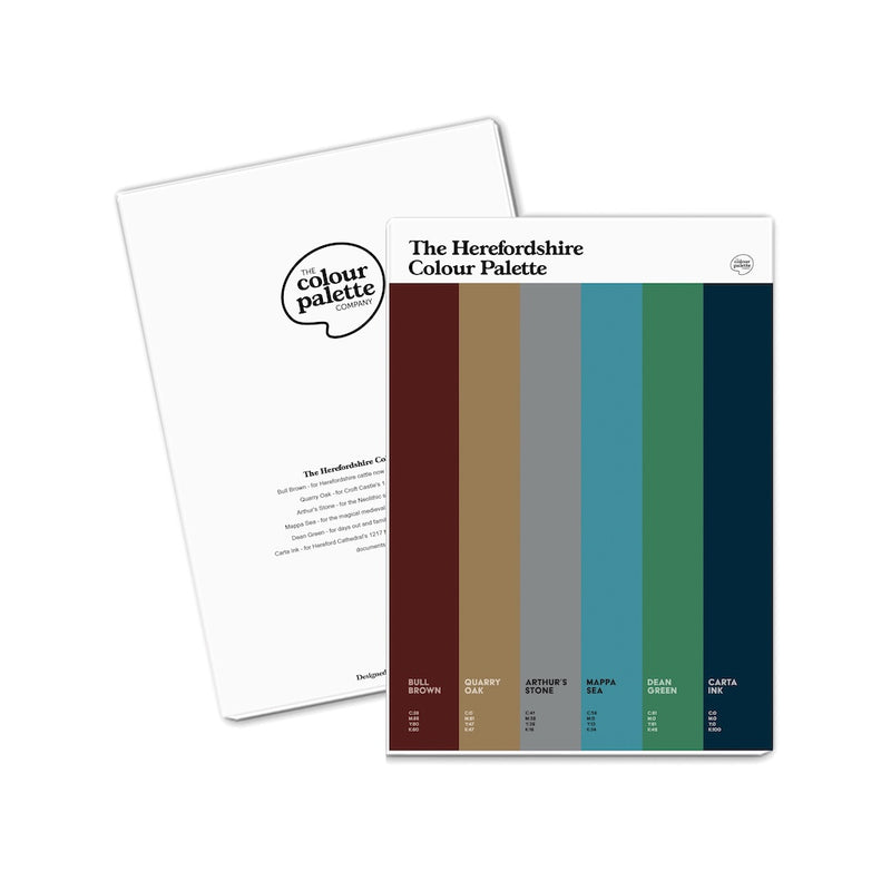 The Herefordshire Colour Palette A5 Notepad – The Colour Palette Company