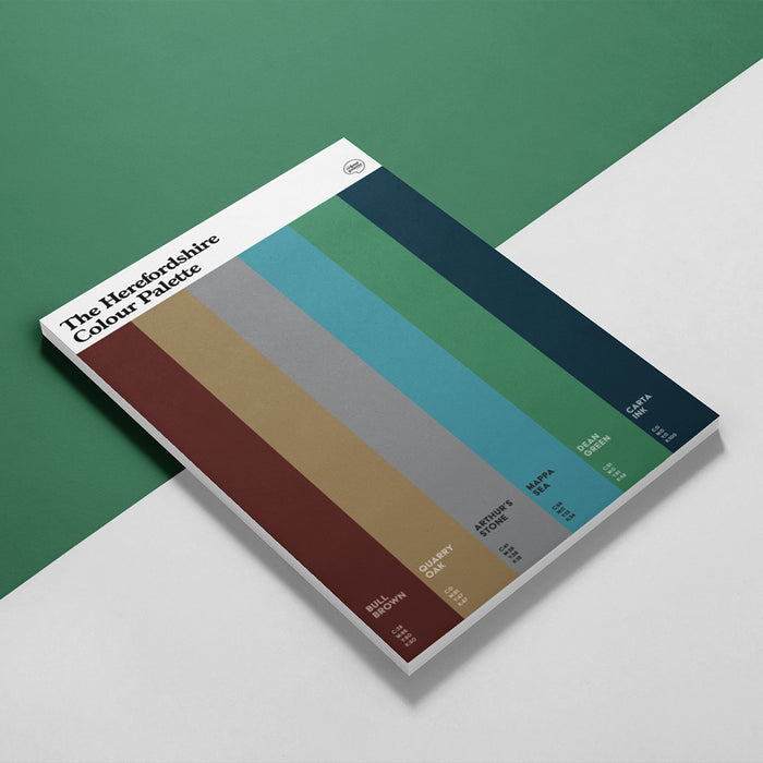 The Herefordshire Colour Palette A5 Notepad