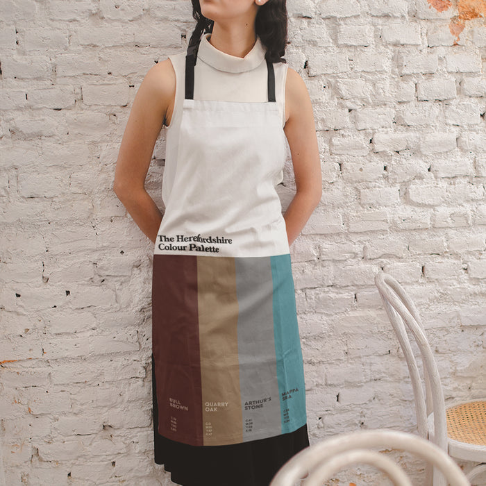 The Herefordshire Colour Palette Apron
