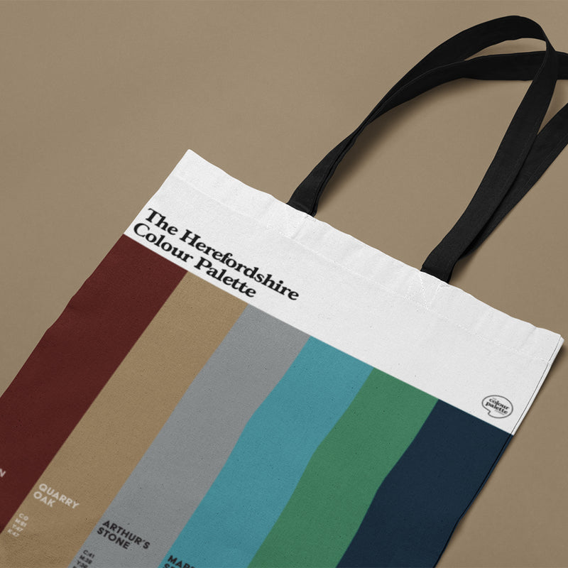 The Herefordshire Colour Palette Tote Bag