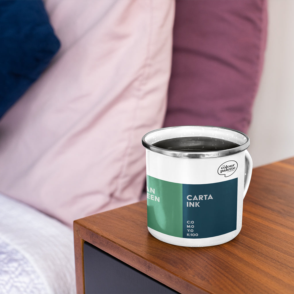 The Herefordshire Colour Palette Enamel Mug