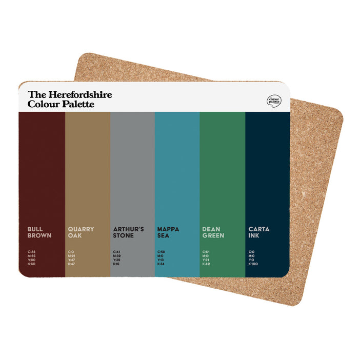 The Herefordshire Colour Palette Placemat