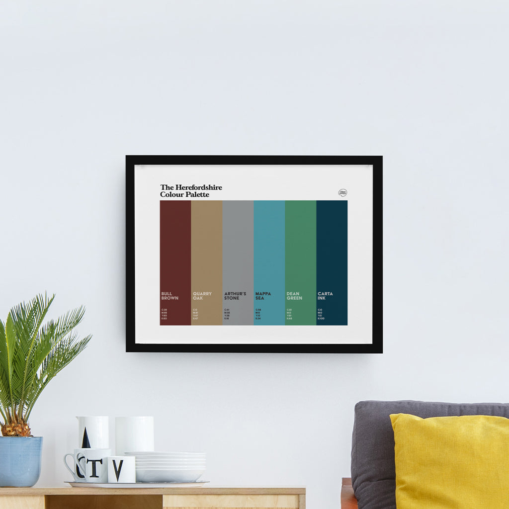 Herefordshire Art Print Poster