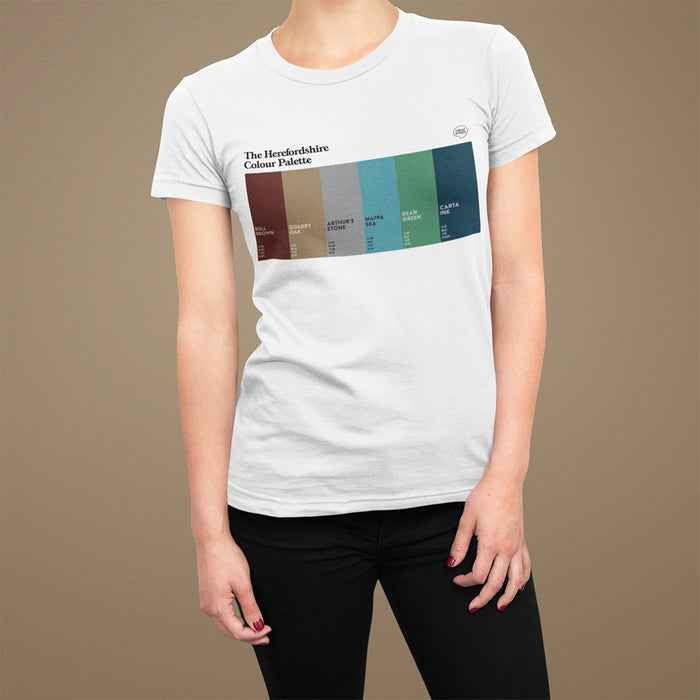 The Herefordshire Colour Palette T-Shirt