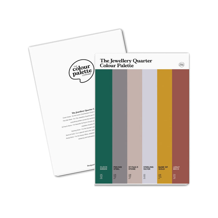 The Jewellery Quarter Colour Palette A5 Notepad