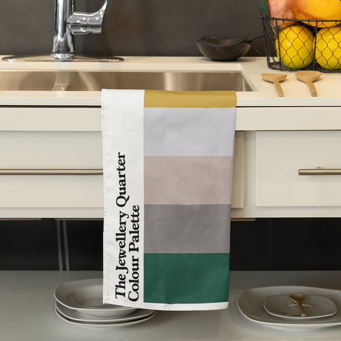The Jewellery Quarter Colour Palette Tea Towel