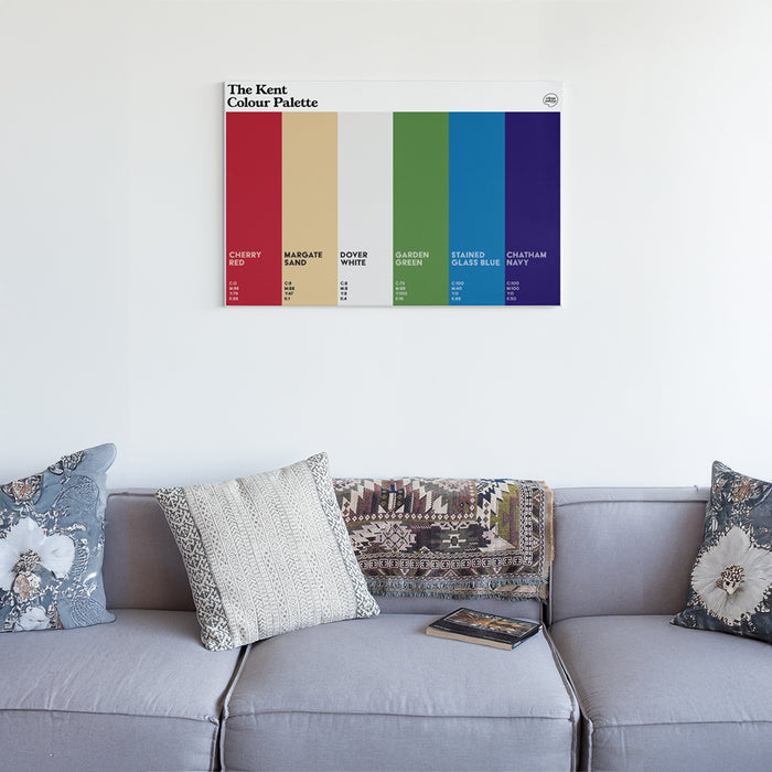 The Kent Colour Palette Canvas