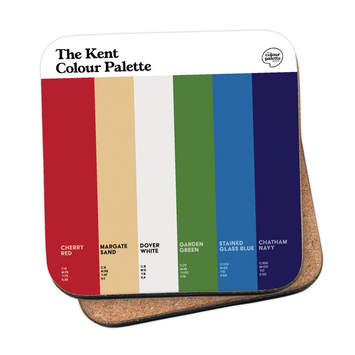 The Kent Colour Palette Coaster