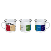 The Kent Colour Palette Enamel Mug