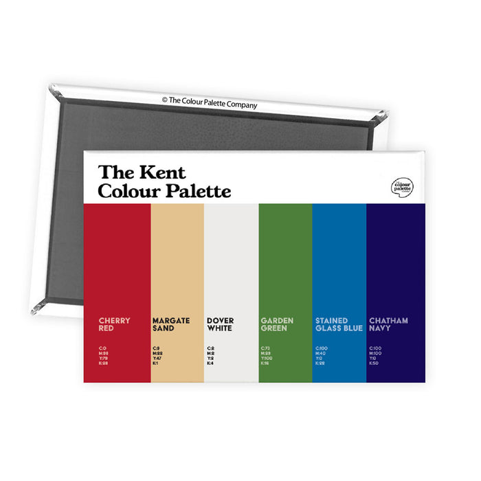 The Kent Colour Palette Fridge Magnet