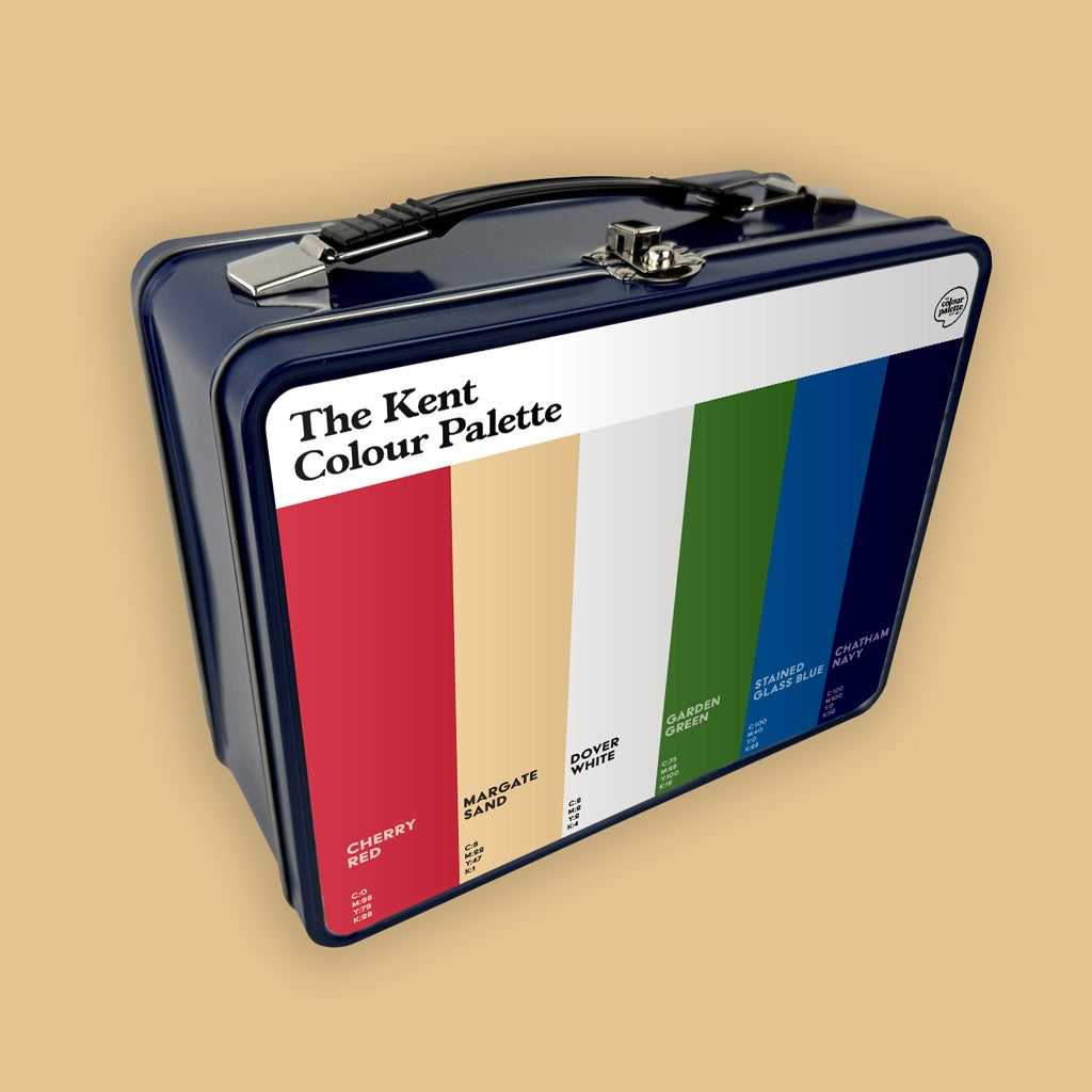 The Kent Colour Palette Metal Lunch Box