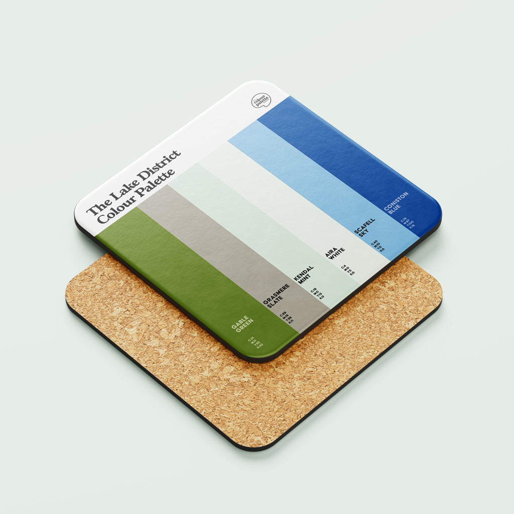 The Lake District Colour Palette Coaster
