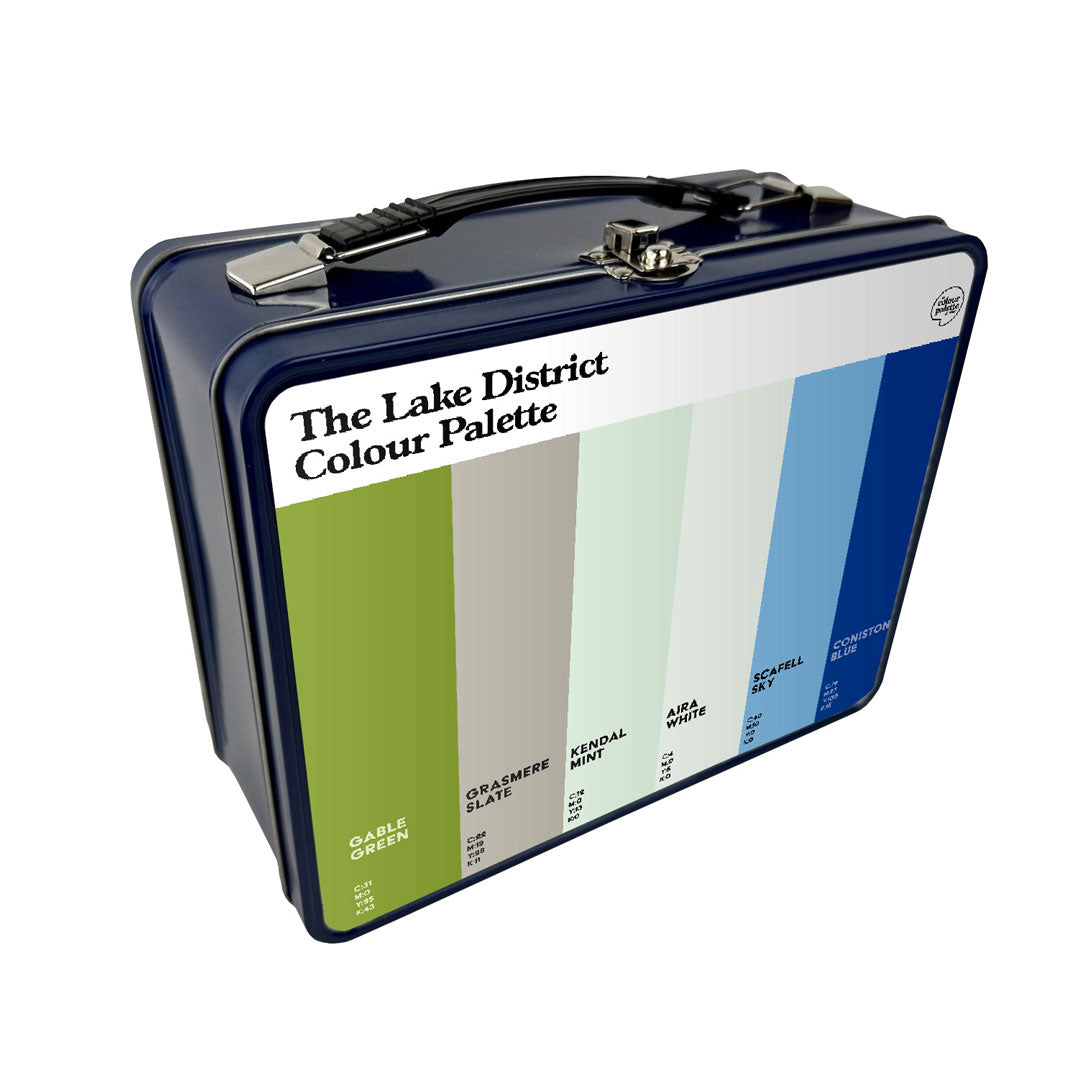 The Lake District Colour Palette Metal Lunch Box
