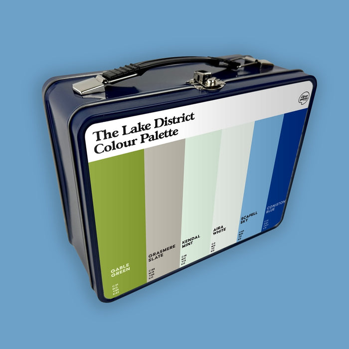 The Lake District Colour Palette Metal Lunch Box