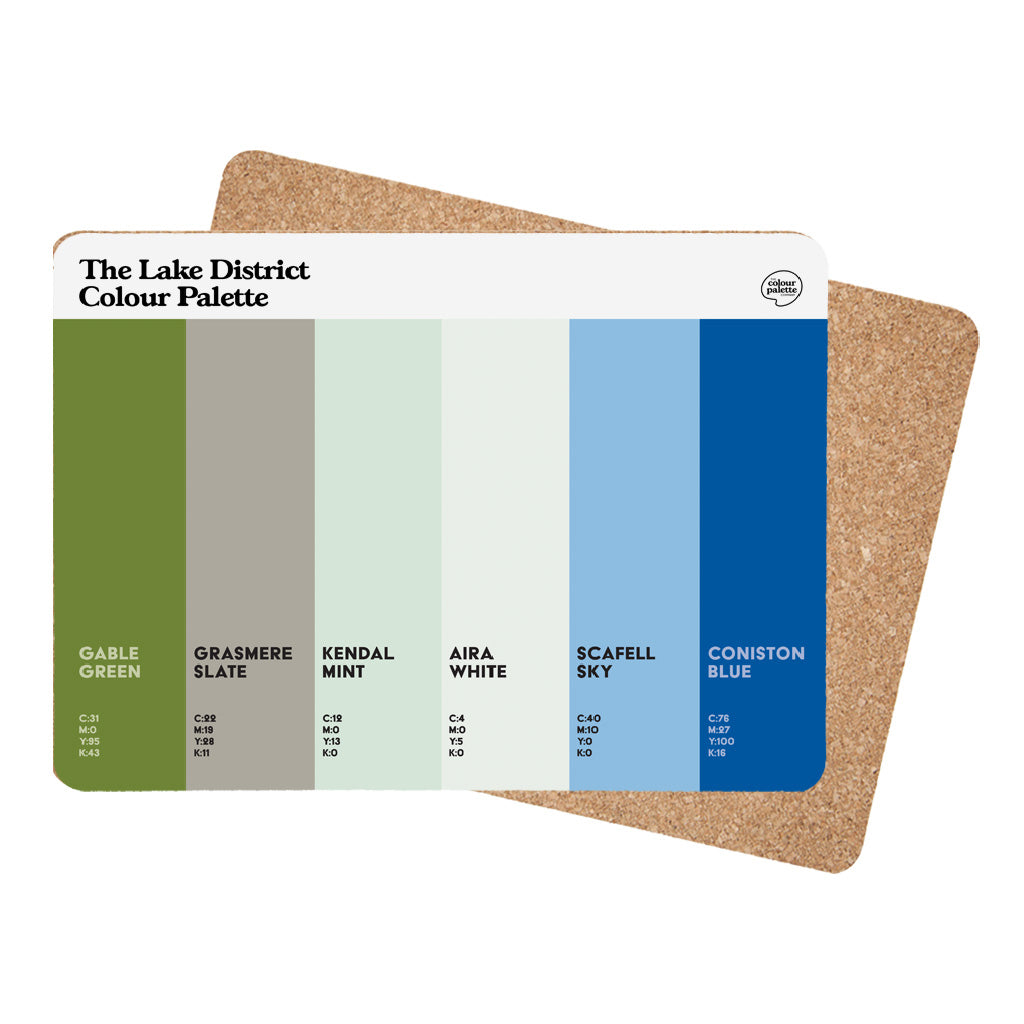 The Lake District Colour Palette Placemat