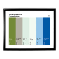 Lake District Art Print - Black Frame
