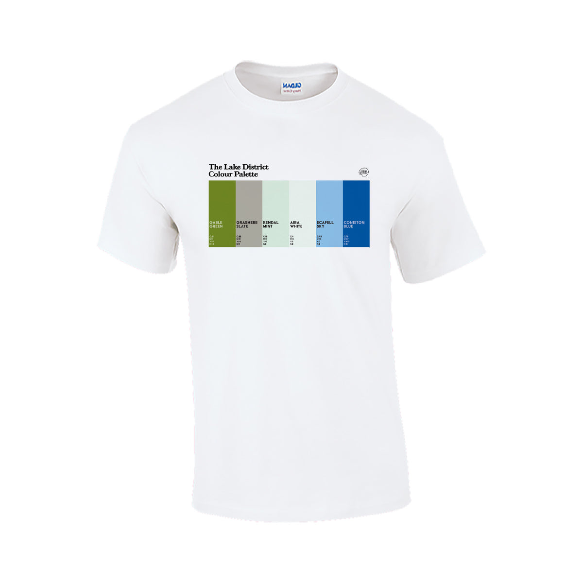 The Lake District Colour Palette T-Shirt