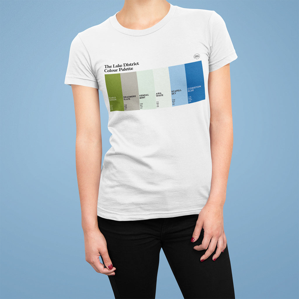 The Lake District Colour Palette T-Shirt