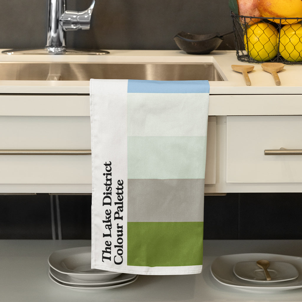 The Lake District Colour Palette Tea Towel
