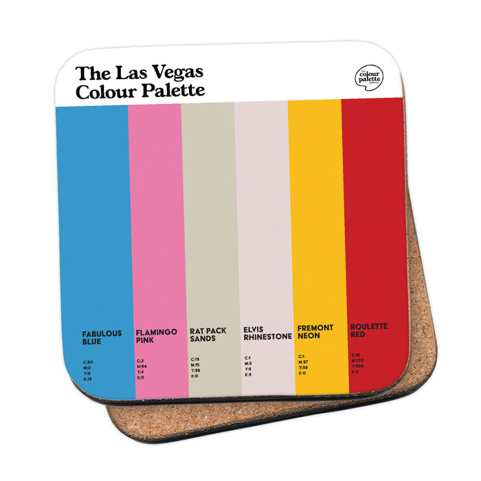 The Las Vegas Colour Palette Coaster