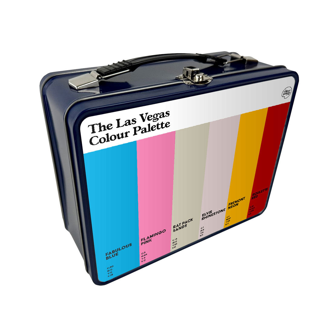 The Las Vegas Colour Palette Metal Lunch Box